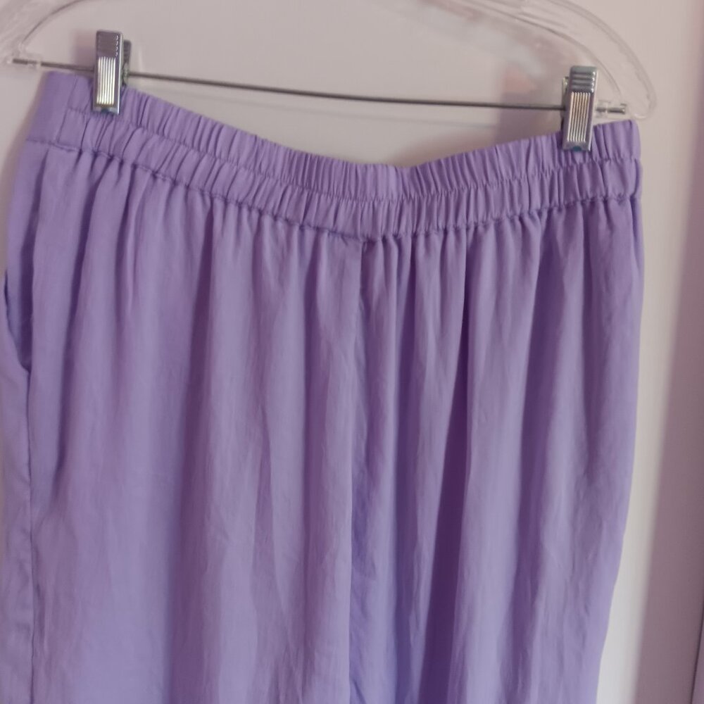 Aware VERO MODA Women's VMDARCY  HW Wide Leg Pants Lavender Size Large N… - Picture 9 of 13